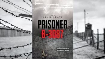 Preview of Prisoner B-3087 Novel Sidekick Google Slides Visual Aid w/ Historical Background