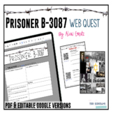 Prisoner B-3087 PREREADING WebQuest - DIGITAL & PRINT