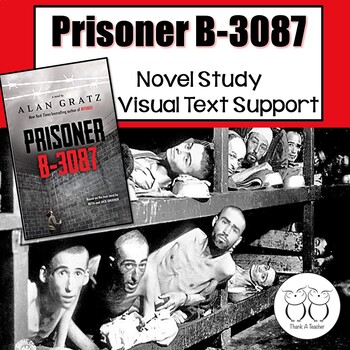Preview of Prisoner B-3087 Visual Novel Study with Comprehension Questions and Answers