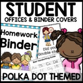Privacy Folder Polka Dot Themed | Student Offices