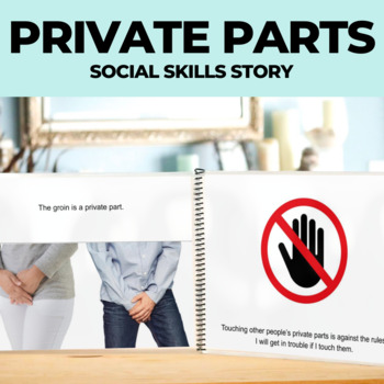 Preview of Private Parts Editable Social Skills Story Social Skills Story
