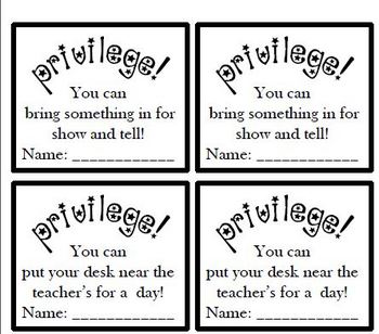 Privilege cards by Rochelle Kay | Teachers Pay Teachers