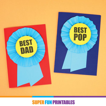 Preview of Prize Ribbon fathers day card