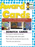 Prize/Tokens/ Awards/Vouchers - SCRATCH CARDS - iPad, computer