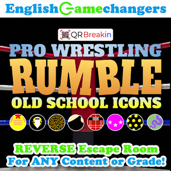 Preview of Pro Wrestling RUMBLE: Old School Icons REVERSE Escape Room!
