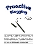 Proactive Blogging - 10 Blogging Scenarios