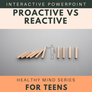 Preview of Proactive vs. Reactive: Overcome Victim Mentality - Interactive PowerPoint