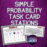 Simple Probability Task Cards