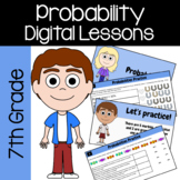 Probability 7th Grade Interactive Google Slides | Math Fac