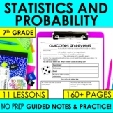 7th Grade Statistics, Probability and Data Guided Notes an
