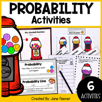 Preview of Probability Activities and Posters | Fun and engaging |