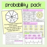 Probability Pack: Describing and Using Probabilities