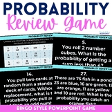 Probability PowerPoint Review Math Game