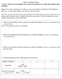 Probability-Birthday Problem Activity (Pre-calculus)