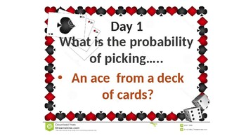Preview of Probability- Card Edition