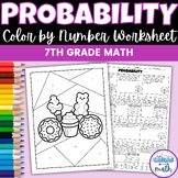 Probability Coloring Worksheet