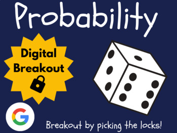 Preview of Probability Digital Breakout (Escape Room, Scavenger Hunt, Brain Break)
