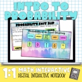 Probability Digital Interactive Notebook