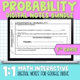 Statistics & Probability 7th Grade Math Digital Notes for 