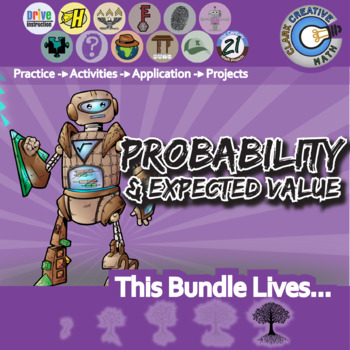 Preview of Probability & Expected Value Unit Bundle - Distance Learning Compatible