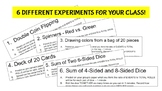 Probability Experiments Small Group Stations - The Small G