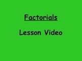 Probability Factorial Lesson Video