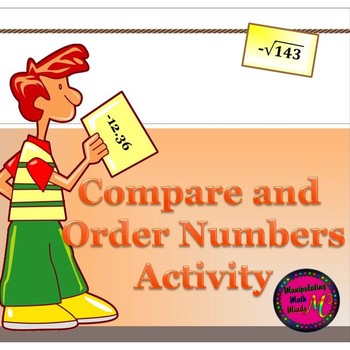 Preview of Compare and Order Numbers Activity