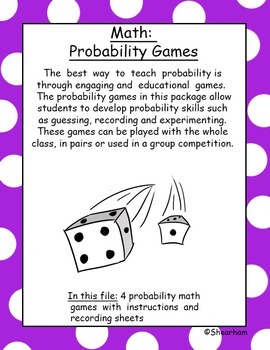 Preview of Probability Games