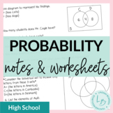 Probability Guided Notes and Worksheets