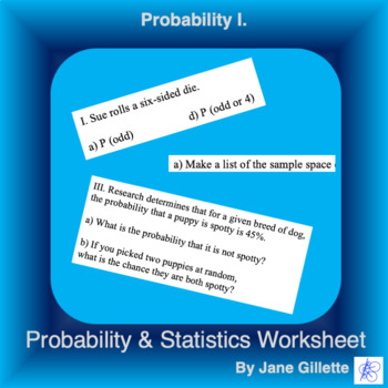 Preview of Probability I
