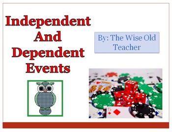 Preview of Probability: Independent and Dependent Events PPT 7.SP.8