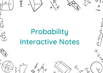 Preview of Probability Interactive Notes