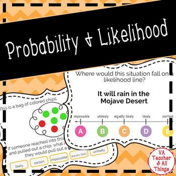 Preview of Probability & Likelihood Practice Boom Cards SOL 3.14