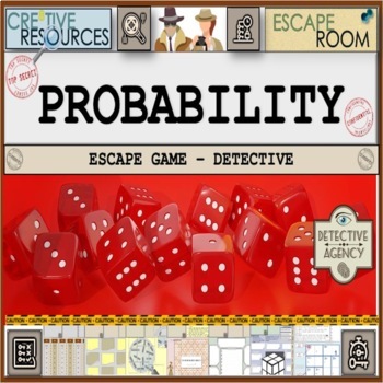 Preview of Probability Math Escape Room