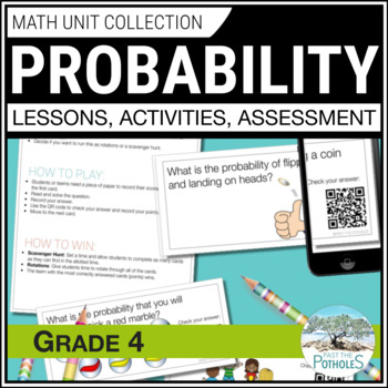 Preview of Grade 4 Ontario Probability Lesson Plans Activities Stations Games Worksheets