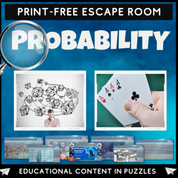 Preview of Probability Maths Escape Room