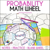 Probability Doodle Math Wheel Guided Notes and Practice