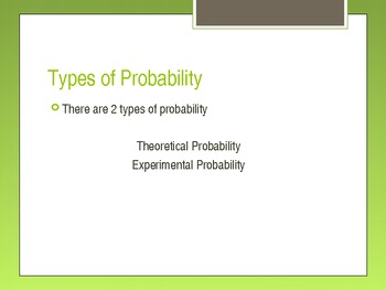 Preview of Probability & Odds