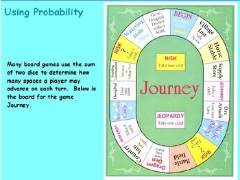 Preview of Probability - Playing a Board Game (POWERPOINT)