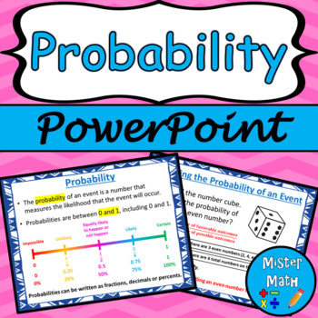 Preview of Probability PowerPoint Lesson