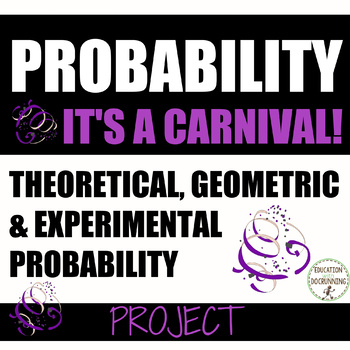 Preview of Probability Project Carnival for Theoretical Experimental Geometric Probability