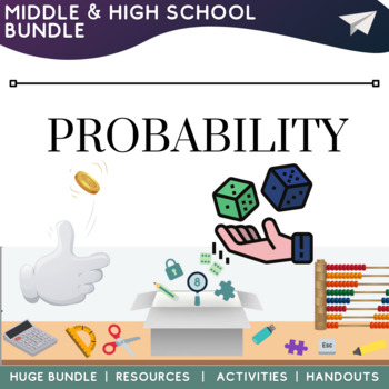 Preview of Probability Resources Activities (Math & Functional Math puzzles for Students)