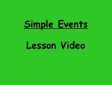 Probability Simple Events Lesson Video