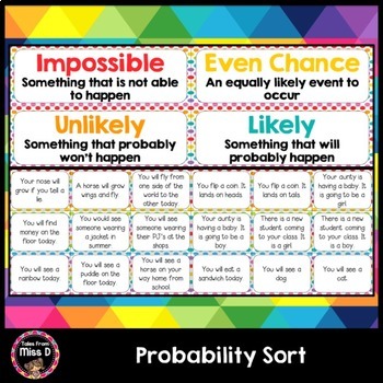 Preview of Probability Sort