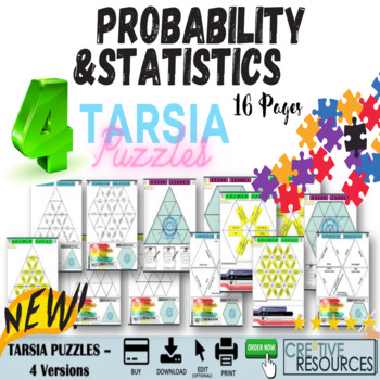 Perth mimic fatigue Probability & Statistics Digital Tarsia Puzzle by Cre8tive Resources