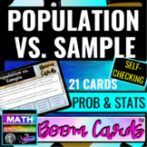 Prob & Stats Population vs Sample using DIGITAL SELF CHECK