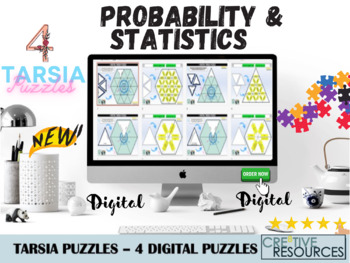 Preview of Probability & Statistics Printable Tarsia Puzzle