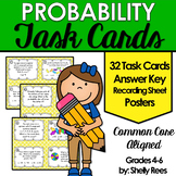 Probability Task Cards and Poster Set - Probability Activities