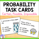 Probability Task Cards - Certain, Possible, Impossible - M