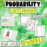 Probability Task Cards & Probability Worksheets BUNDLE!